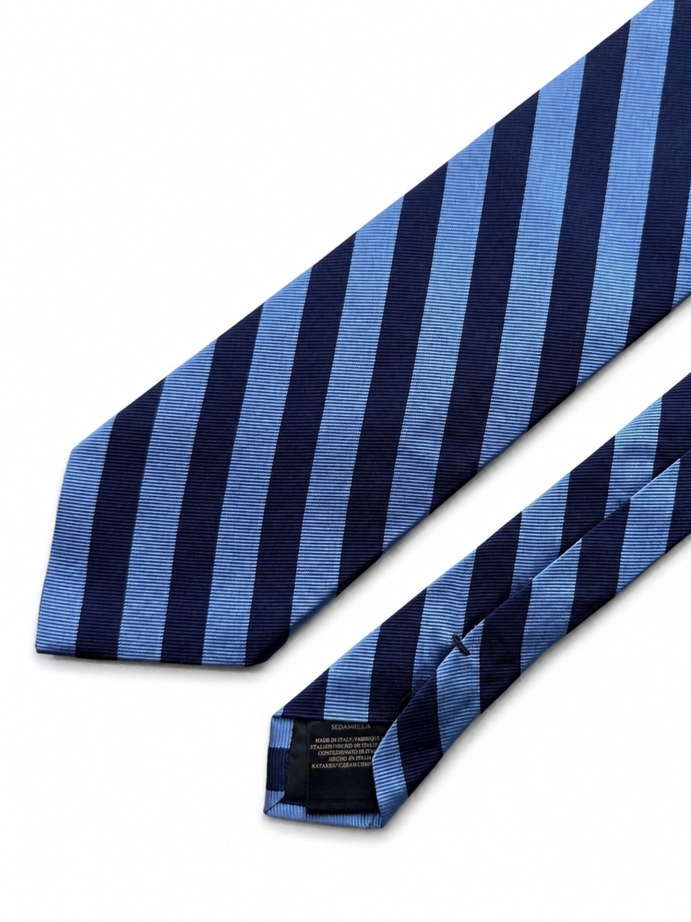 Brooks Brothers Mens 100% Silk Tie Striped L 63" x W 3" Made in Italy Preppy
